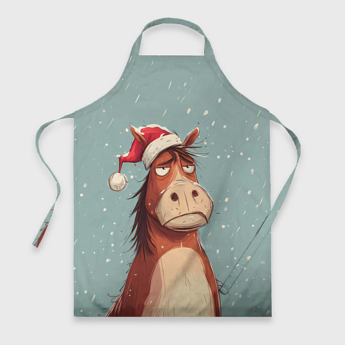 Фартук Недовольная лошадка / 3D-принт – фото 1