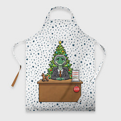 Фартук Я устал я ухожу - новогодний мем 2026