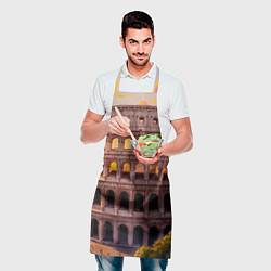 Фартук кулинарный Колизей в лучах заката, цвет: 3D-принт — фото 2
