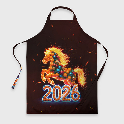 Фартук Праздничная лошадь / 3D-принт – фото 1