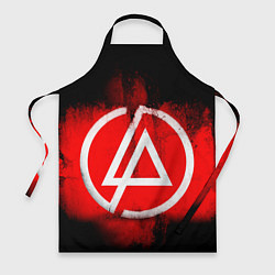 Фартук кулинарный Linkin Park: Red style, цвет: 3D-принт
