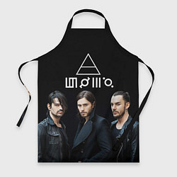 Фартук кулинарный 30 seconds to mars, цвет: 3D-принт