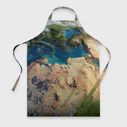 Фартук кулинарный Земля, цвет: 3D-принт