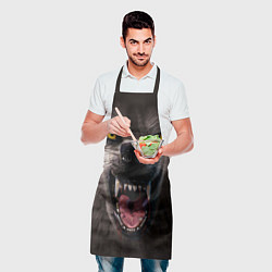 Фартук кулинарный Волчий рык, цвет: 3D-принт — фото 2