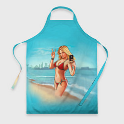 Фартук кулинарный GTA 5: Sea Girl, цвет: 3D-принт