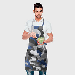 Фартук кулинарный Зимний камуфляж, цвет: 3D-принт — фото 2