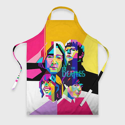 Фартук The Beatles: Poly-art / 3D-принт – фото 1