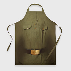Фартук кулинарный Униформа солдата, цвет: 3D-принт
