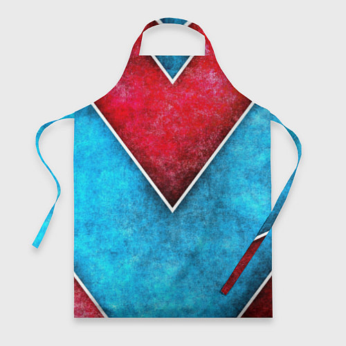 Фартук Grunge superhero line - геометрические линии / 3D-принт – фото 1