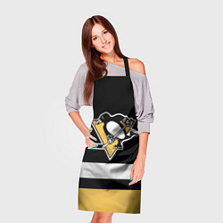 Фартук кулинарный Pittsburgh Penguins: Black, цвет: 3D-принт — фото 2