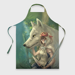 Фартук кулинарный Принцесса и волк, цвет: 3D-принт