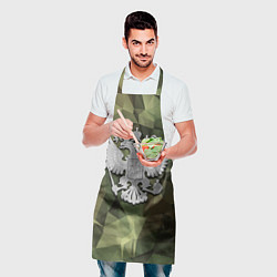 Фартук кулинарный Камуфляж и герб, цвет: 3D-принт — фото 2
