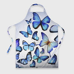 Фартук Голубые бабочки