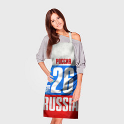 Фартук кулинарный Russia: from 26, цвет: 3D-принт — фото 2