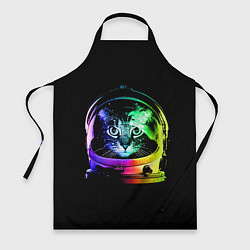 Фартук кулинарный Кот космонавт, цвет: 3D-принт