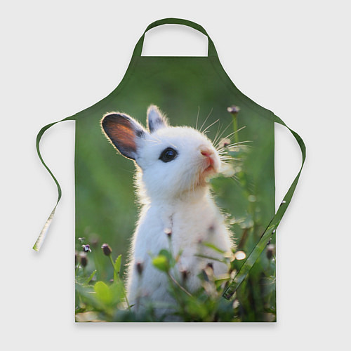 Фартук Кролик малыш на лужайке / 3D-принт – фото 1