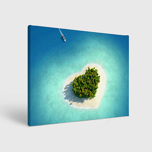 Картина прямоугольная Остров / 3D-принт – фото 1