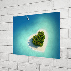 Холст прямоугольный Остров, цвет: 3D-принт — фото 2