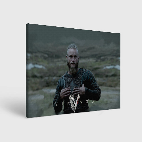 Картина прямоугольная Vikings: Ragnarr Lodbrok / 3D-принт – фото 1