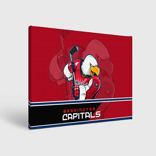 Картина прямоугольная Washington Capitals / 3D-принт – фото 1