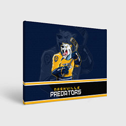 Холст прямоугольный Nashville Predators, цвет: 3D-принт