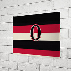 Холст прямоугольный Ottawa Senators O, цвет: 3D-принт — фото 2