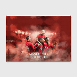 Холст прямоугольный Manchester United, цвет: 3D-принт — фото 2