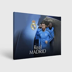 Холст прямоугольный Real Madrid, цвет: 3D-принт