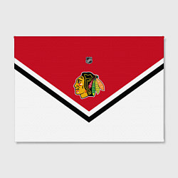 Холст прямоугольный NHL: Chicago Blackhawks, цвет: 3D-принт — фото 2