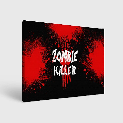 Картина прямоугольная Zombie Killer / 3D-принт – фото 1