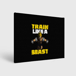 Картина прямоугольная Train Like a Beast