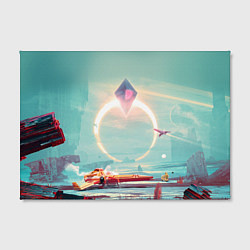 Холст прямоугольный No Mans Sky, цвет: 3D-принт — фото 2
