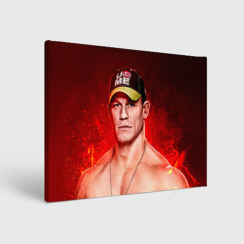 Картина прямоугольная John Cena: Flame / 3D-принт – фото 1