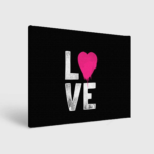 Картина прямоугольная Love Heart / 3D-принт – фото 1
