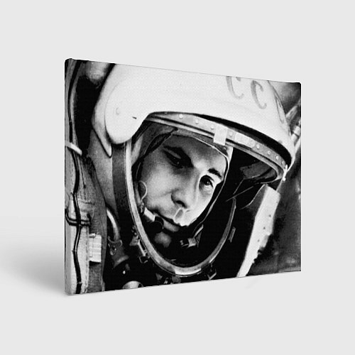 Картина прямоугольная Гагарин космонавт / 3D-принт – фото 1