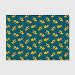 Холст прямоугольный Золотые рыбки, цвет: 3D-принт — фото 2