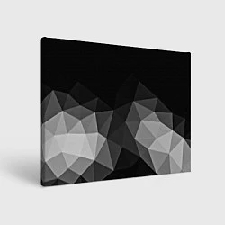 Холст прямоугольный Abstract gray, цвет: 3D-принт