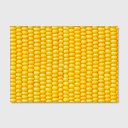 Холст прямоугольный Сладкая вареная кукуруза, цвет: 3D-принт — фото 2
