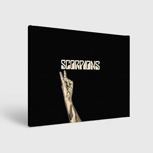 Картина прямоугольная Scorpions Rock / 3D-принт – фото 1