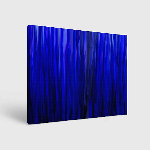 Картина прямоугольная Синее пламя / 3D-принт – фото 1