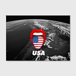 Холст прямоугольный USA, цвет: 3D-принт — фото 2