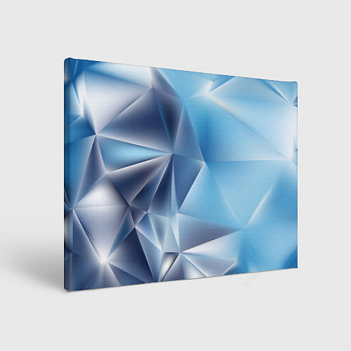 Картина прямоугольная Blue abstract / 3D-принт – фото 1