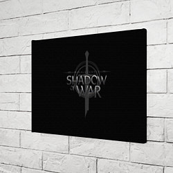 Холст прямоугольный Shadow of War, цвет: 3D-принт — фото 2
