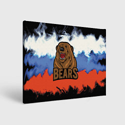 Холст прямоугольный Russian bears, цвет: 3D-принт