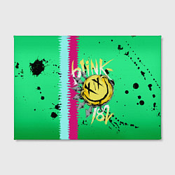 Холст прямоугольный Blink 182, цвет: 3D-принт — фото 2