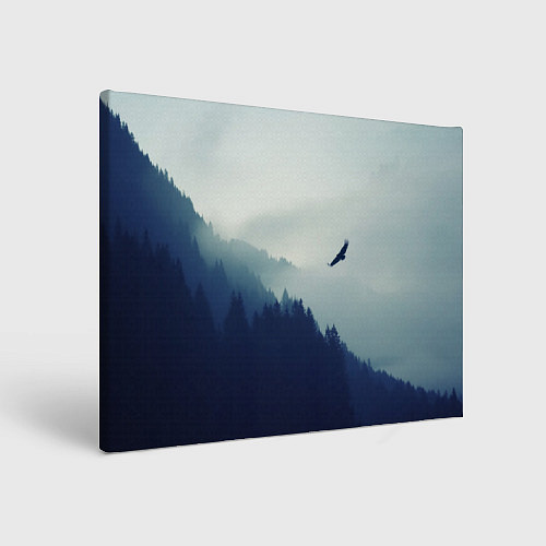 Картина прямоугольная Орел над Лесом / 3D-принт – фото 1