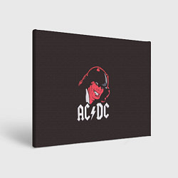 Холст прямоугольный AC/DC Devil, цвет: 3D-принт