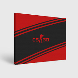 Холст прямоугольный CS GO, цвет: 3D-принт
