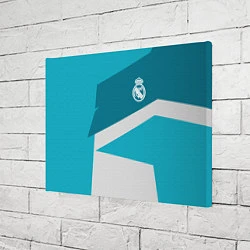Холст прямоугольный FC Real Madrid: Sport Geometry, цвет: 3D-принт — фото 2