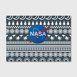 Холст прямоугольный NASA: New Year, цвет: 3D-принт — фото 2